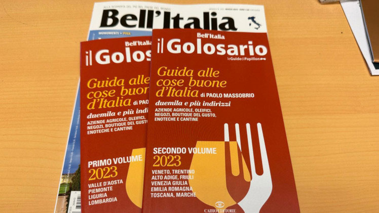 D’Osvaldo on “Bell’Italia – Il Golosario” guidebook
